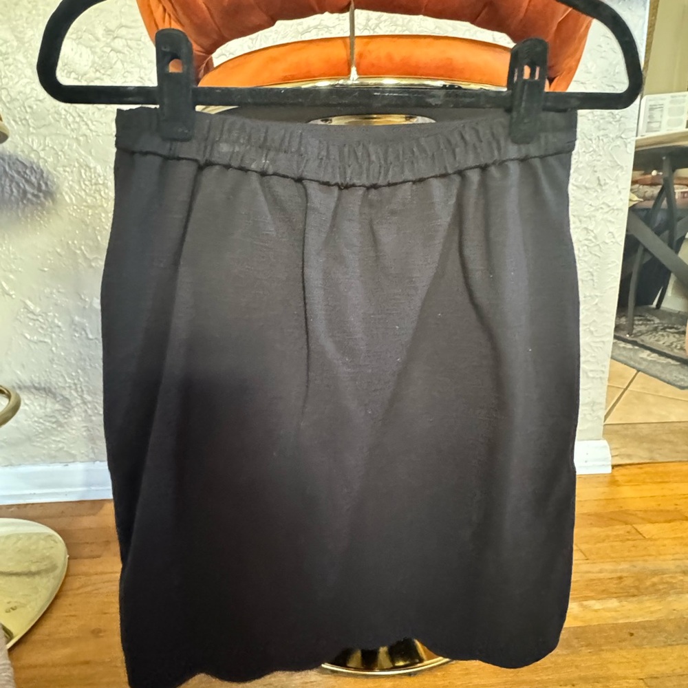 Skies Are Blue Black A-Line Skirt